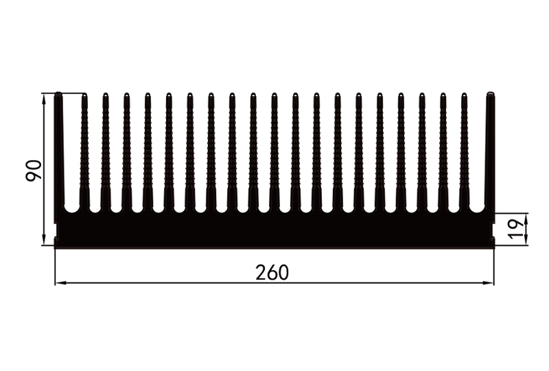 KS-26003電子散熱器參數26電子散熱器規格型號尺寸